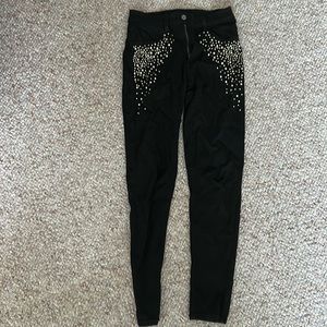 Carmar black jeans with sparkle! Size 27